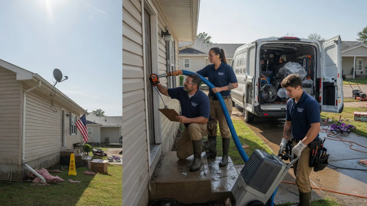 Ceiling Water Damage Restoration in Fairmont, WV near me